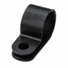 HellermannTyton 211-60006 P-Clamp, 0.39" Wide, 0.49'' Max Bundle Dia, 0.17'' Mounting Hole Dia, PA66HS Black, 100/pkg