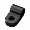HellermannTyton 211-60040 P-Clamp, 0.39" Wide, 0.26'' Max Bundle Dia, 0.17'' Mounting Hole Dia, PA66HS, Black, 1000/pkg