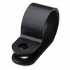 HellermannTyton 211-60090 P-Clamp, 0.39" Wide, 0.55'' Max Bundle Dia, 0.17'' Mounting Hole Dia, PA66HS Black, 1000/pkg