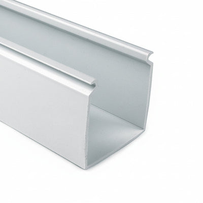 HellermannTyton 181-00456 Solid Wall Wiring Duct, .75" X .75", Non-Adhesive, PVC, White, 120ft/Carton