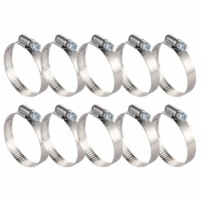 #32P Stainless Steel Hose Clamp w/ Zinc Plated Screw 10/box
