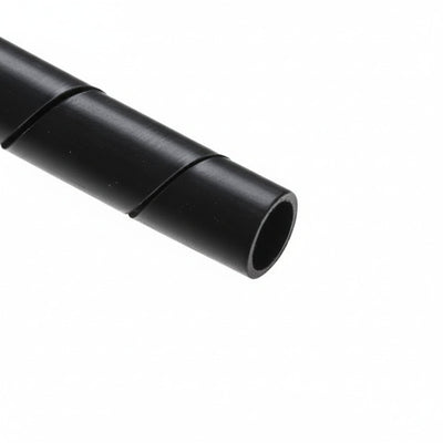 HellermannTyton 2FRP0C Spiralwrap Protective Sheathing, .25" Diameter, PE-FR, Black, 100 ft/roll