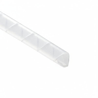HellermannTyton 2NFP9C Spiralwrap Protective Sheathing, .25" Diameter, PE, Natural, 100 ft/roll