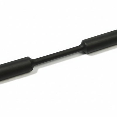 HellermannTyton 300-73611 Heat Shrink Tubing, Non-Adh, 2:1 Shrink Ratio, 2.0" Supp/1.0" Recov Dia, PO-X, Black, 100ft/reel