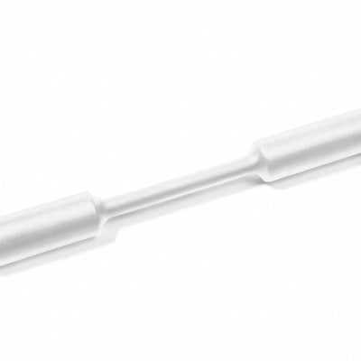 HellermannTyton 309-60282 Heat Shrink Tubing, Mini Reel, 2:1 Shrink Ratio, 1/16", 1.6/0.8 Dia, PO, White, 100 ft/reel
