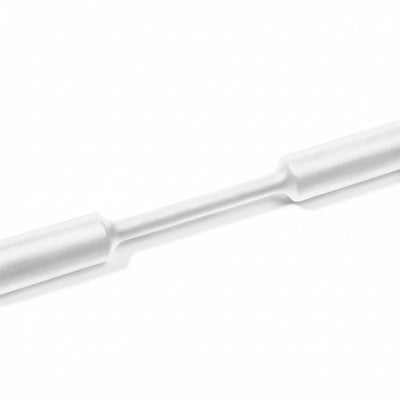 HellermannTyton 309-60291 Heat Shrink Tubing, Mini Reel, 2:1 Shrink Ratio, 1/8", 3.2/1.6 Dia, PO, White, 100 ft/reel