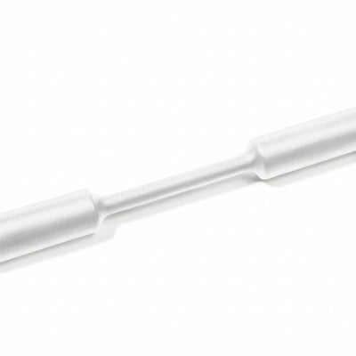 HellermannTyton 309-60316 Heat Shrink Tubing, Mini Reel, 2:1 Shrink Ratio, 1", 25.4/12.7 Dia, PO, White, 25 ft/reel