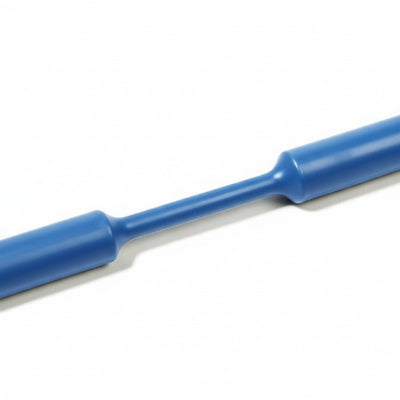 HellermannTyton 309-65148 Heat Shrink Tubing, 4' Long Stick, 2:1 Shrink Ratio, 1/4", 6.4/3.2 Dia, PO, Blue, 15/pkg