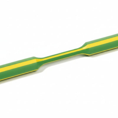 HellermannTyton 309-65166 Heat Shrink Tubing, 4' Long Stick, 2:1 Shrink Ratio, 1/4", 6.4/3.2 Dia, PO, Green-Yellow, 15/pkg