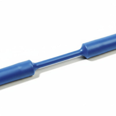 HellermannTyton 309-65168 Heat Shrink Tubing, 4' Long Stick, 2:1 Shrink Ratio, 1/2", 12.7/6.4 Dia, PO, Blue, 10/pkg