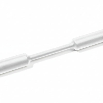 HellermannTyton 309-65169 Heat Shrink Tubing, 4' Long Stick, 2:1 Shrink Ratio, 1/2", 12.7/6.4 Dia, PO, White, 10/pkg