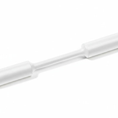 HellermannTyton 309-65274 Heat Shrink Tubing, 4' Long Stick, 2:1 Shrink Ratio, 1.25", 31.8/15.4 Dia, PO, White, 10/pkg