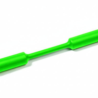 HellermannTyton 309-65301 Heat Shrink Tubing, 4' Long Stick, 2:1 Shrink Ratio, 1", 25.4/12.7 Dia, PO, Green, 5/pkg