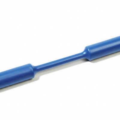HellermannTyton 309-65303 Heat Shrink Tubing, 4' Long Stick, 2:1 Shrink Ratio, 1.50", 38.1/19.1 Dia, PO, Blue, 6/pkg