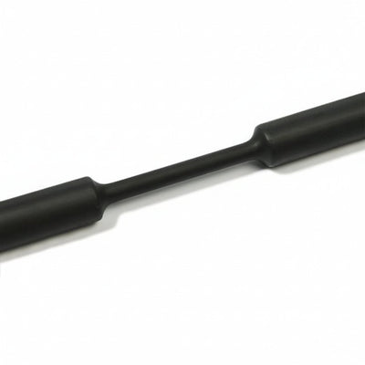 HellermannTyton 318-60156 Heat Shrink Tubing, 4' Stick, Adhesive Lined, 3:1, 1", 24.0/8.0 Dia, Black, 10/pkg