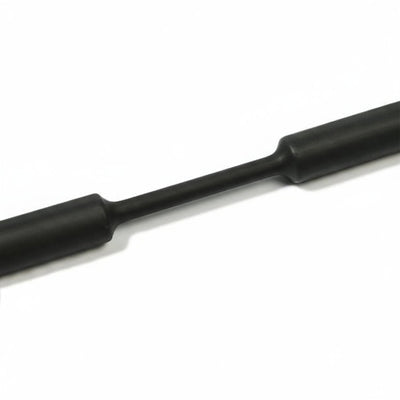 HellermannTyton 333-41505 Heat Shrink Tubing, Bulk Reel, 3:1 Shrink Ratio, 1",25.4/8.0 Dia, PO, Black, 200 ft/reel