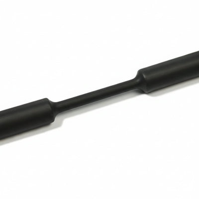 HellermannTyton 333-41510 Heat Shrink Tubing, 4' Long Stick, 3:1 Shrink Ratio, 1/4", 6.4/2.0 Dia, PO, Black, 15/pkg