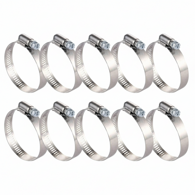 #64P Stainless Steel Hose Clamp w/ Zinc Plated Screw 10/box
