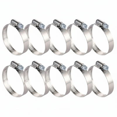 #80P Stainless Steel Hose Clamp w/ Zinc Plated Screw 10/box