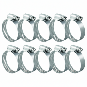 #10S All Stainless Steel Hose Clamp 10/box