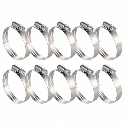#88P Stainless Steel Hose Clamp w/ Zinc Plated Screw 10/box