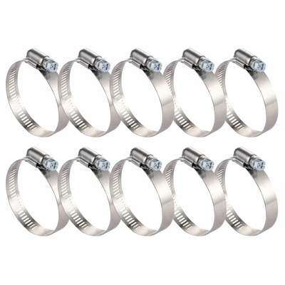 #88P Stainless Steel Hose Clamp w/ Zinc Plated Screw 10/box