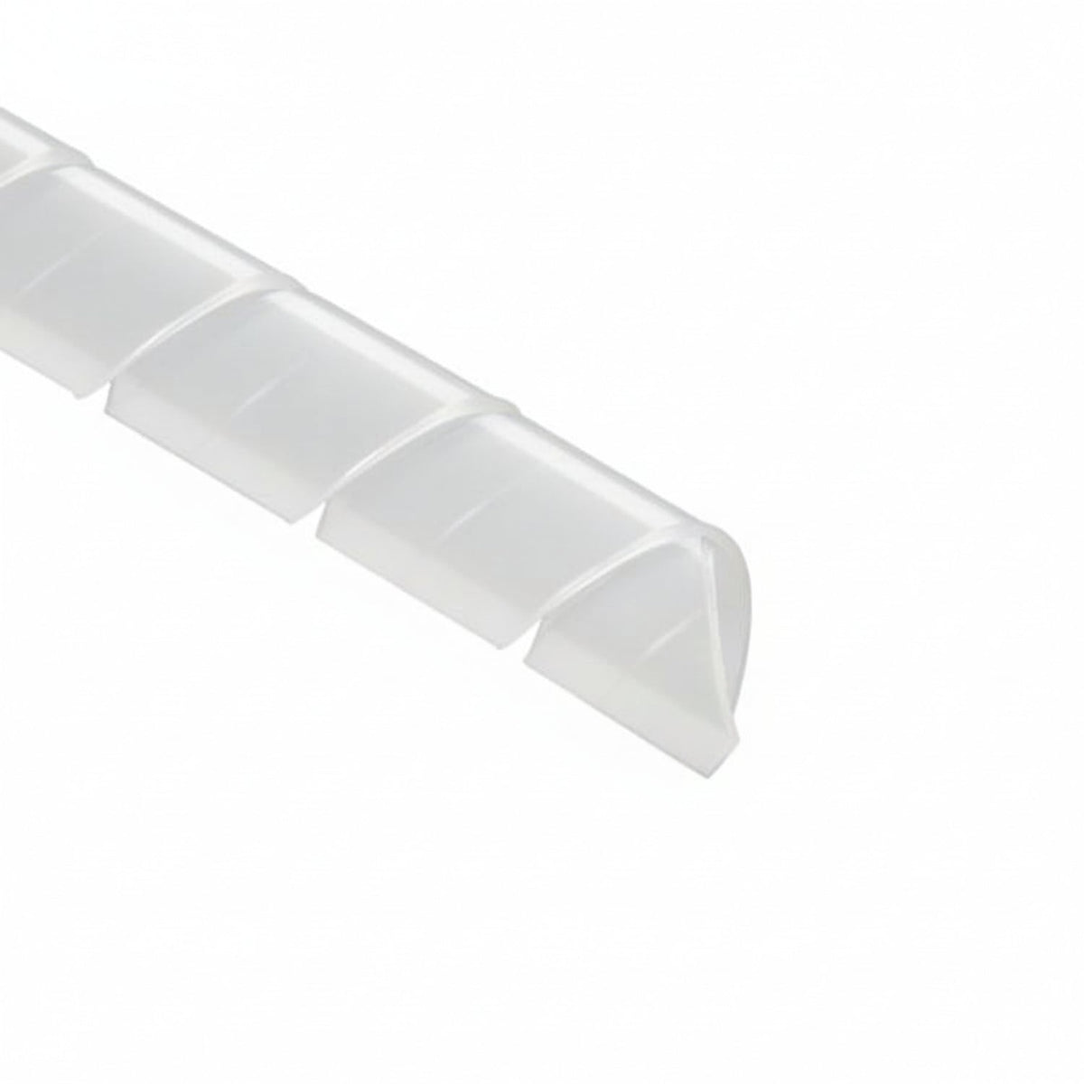 HellermannTyton 3N9C Spiralwrap Protective Sheathing, .5" Diameter, PA6, Natural, 100 ft/roll