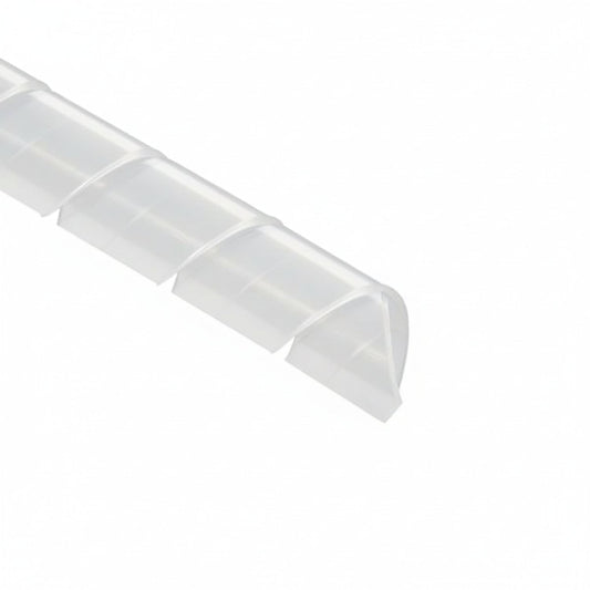 HellermannTyton 3P9C Spiralwrap Protective Sheathing, .5" Diameter, PTFE, Natural, 100 ft/roll