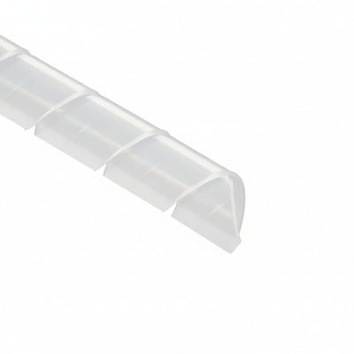 HellermannTyton 3P9C Spiralwrap Protective Sheathing, .5" Diameter, PTFE, Natural, 100 ft/roll
