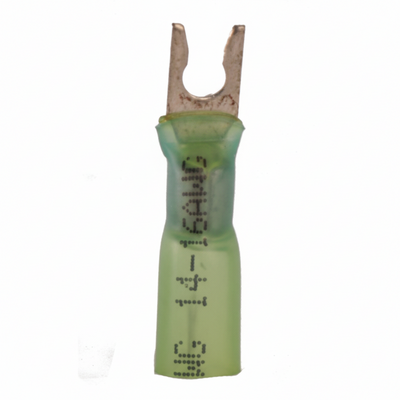 16-14 AWG Heat Shrink #8 Snap Spade Terminal 100/Bag