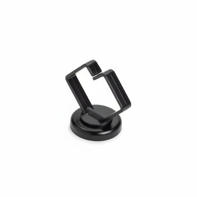 Magnetic Clip, Large, 1", Neodymium Magnet/POM/ST, 15lb Pull Force, Black, 10/bg