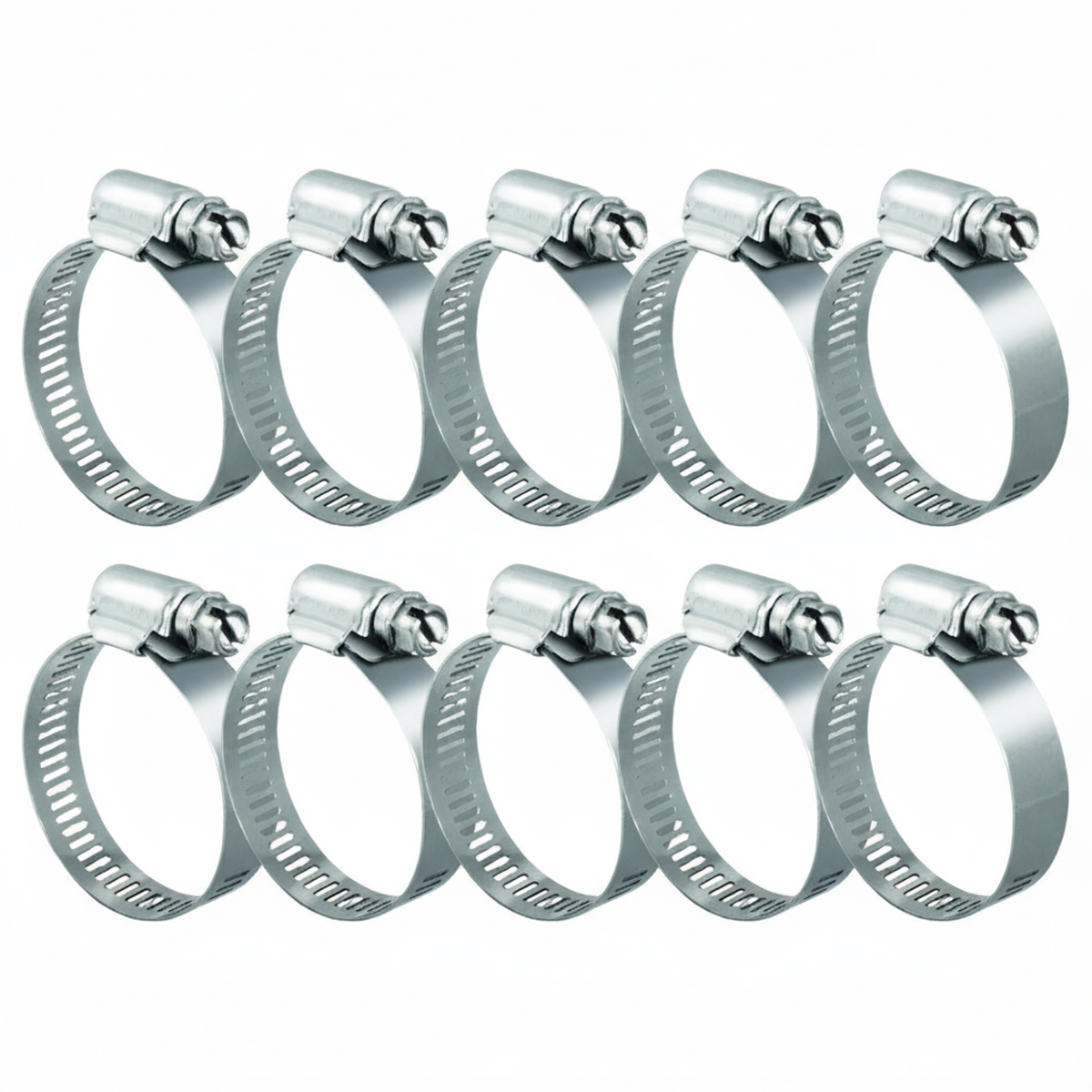 #12S All Stainless Steel Hose Clamp 10/box