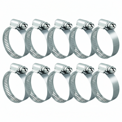 #12S All Stainless Steel Hose Clamp 10/box