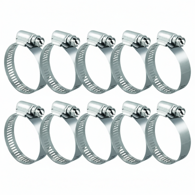 #12S All Stainless Steel Hose Clamp 10/box