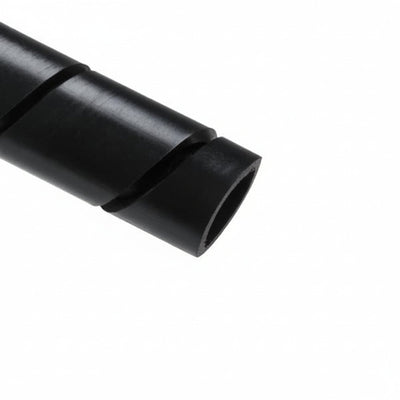 HellermannTyton 4FRP0C Spiralwrap Protective Sheathing, .75" Diameter, PE-FR, Black, 100 ft/roll