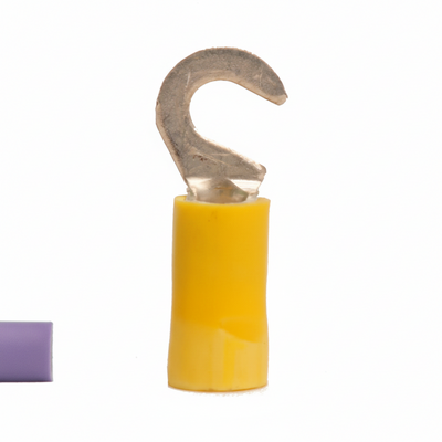 12-10 AWG Vinyl Insulated #10 Stud Hook Terminal 100/Bag