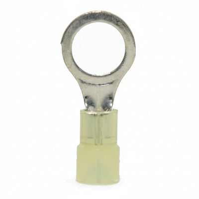 Nylon Ring Term. 12-10 Awg, 3/8” Stud 100/Bag