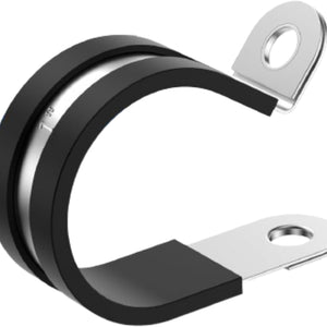 1" Rubber Lined Steel P-Clamp 100/bag