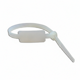 11" 50lb Natural Marker ID Vertical Tie 100/bag