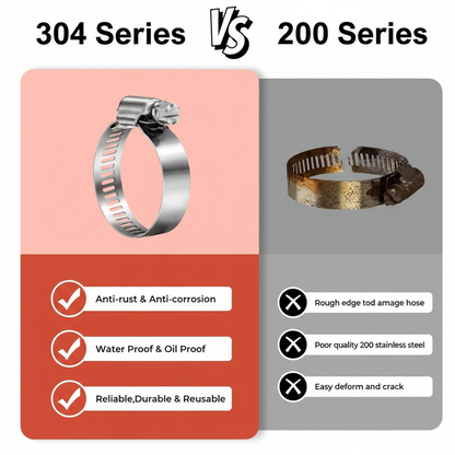 #12S All Stainless Steel Hose Clamp 10/box