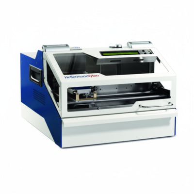 HellermannTyton 544-20000 M-Boss Compact, Stainless Steel Embosser, Blue, 1/Box