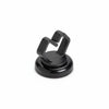 Magnetic Clip, Small, ½", Neodymium Magnet/POM/ST, 10lb Pull Force, Black, 100/bg