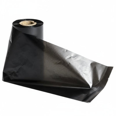 HellermannTyton TTHSTOUT Thermal Transfer Ribbon, 4.0" x 984', 1" Core, PET, Black, 1/pkg