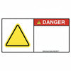 HellermannTyton 596-00377 Pre-Printed Header Label, DANGER, 2.75" x 5.50", PET, Red, 250/roll