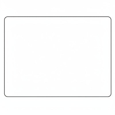 HellermannTyton 596-73835 Thermal Transfer Labels, High-Bond Adhesive, 4.0" x 3.0", Polyester, White, 1000/roll