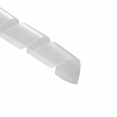 HellermannTyton 5P9C Spiralwrap Protective Sheathing, 1" Diameter, PTFE, Natural, 100 ft/roll