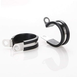 1/4" Rubber Lined Steel P-Clamp 100/bag