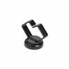 Magnetic Clip, Medium, 3/4", Neodymium Magnet/POM/ST, 10lb Pull Force, Black, 100/bg
