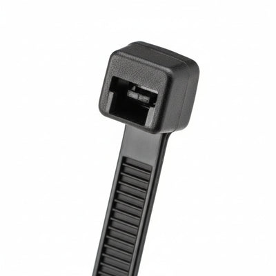 Panduit 3" 8lb. Black UV Weather Resistant Pan-Ty® Locking Cable Ties 1000/bag Part # PLT.6SM-M0