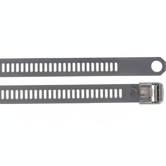 Thomas & Betts TYS12-280C 12" Multi-Lok Self-Locking UV Coated Stainless Steel Cable Ties 100/Bag